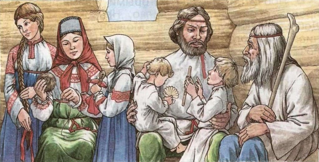 Восточные славяне заботились о старшем поколении, присматривали за детьми, по какой-либо причине оставшимися без родителей, ухаживали за больными и помогали нуждающимся